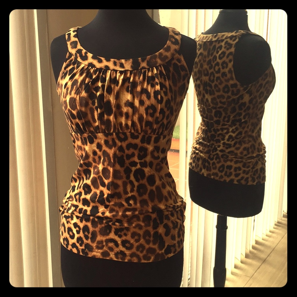 Express Leopard Print Top